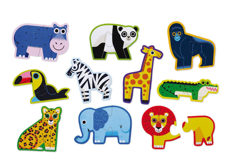 Let's Begin 2 Piece Puzzle - Jungle - Image 5