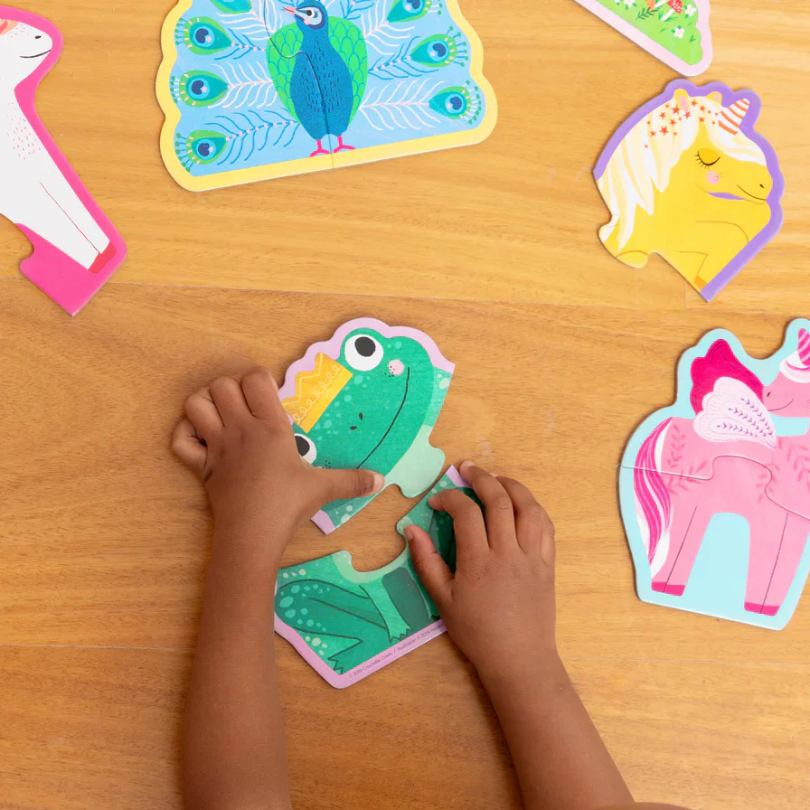 Let's Begin 2 Piece Puzzle - Unicorn - Image 3