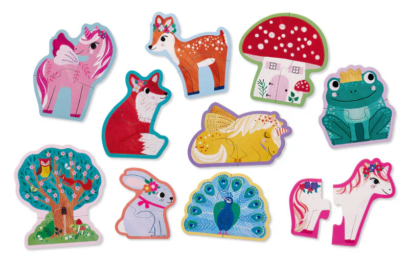 Let's Begin 2 Piece Puzzle - Unicorn - Image 4