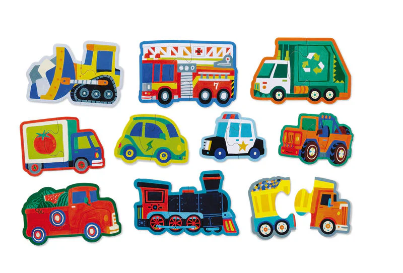 Let's Begin 2 Piece Puzzle - Vehicles - Image 4