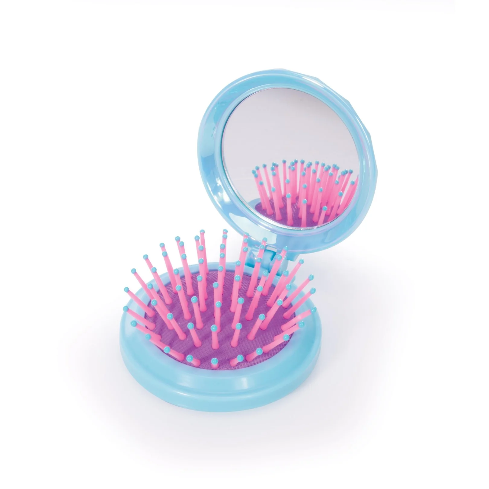 Jewel Compact Hairbrush/Mirror (Assorted) - Image 5