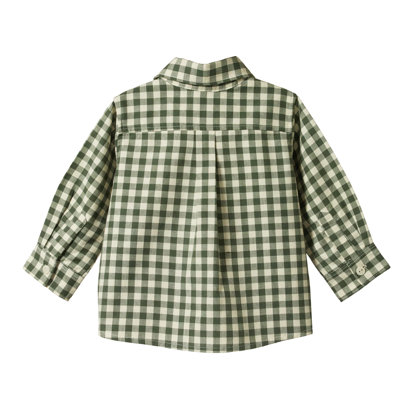 Ira Button Up - Thyme Check - Image 3