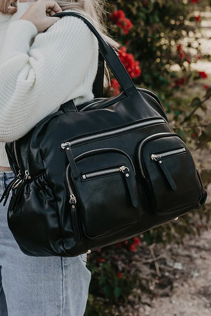 Carry All Nappy Bag - Black - Image 7