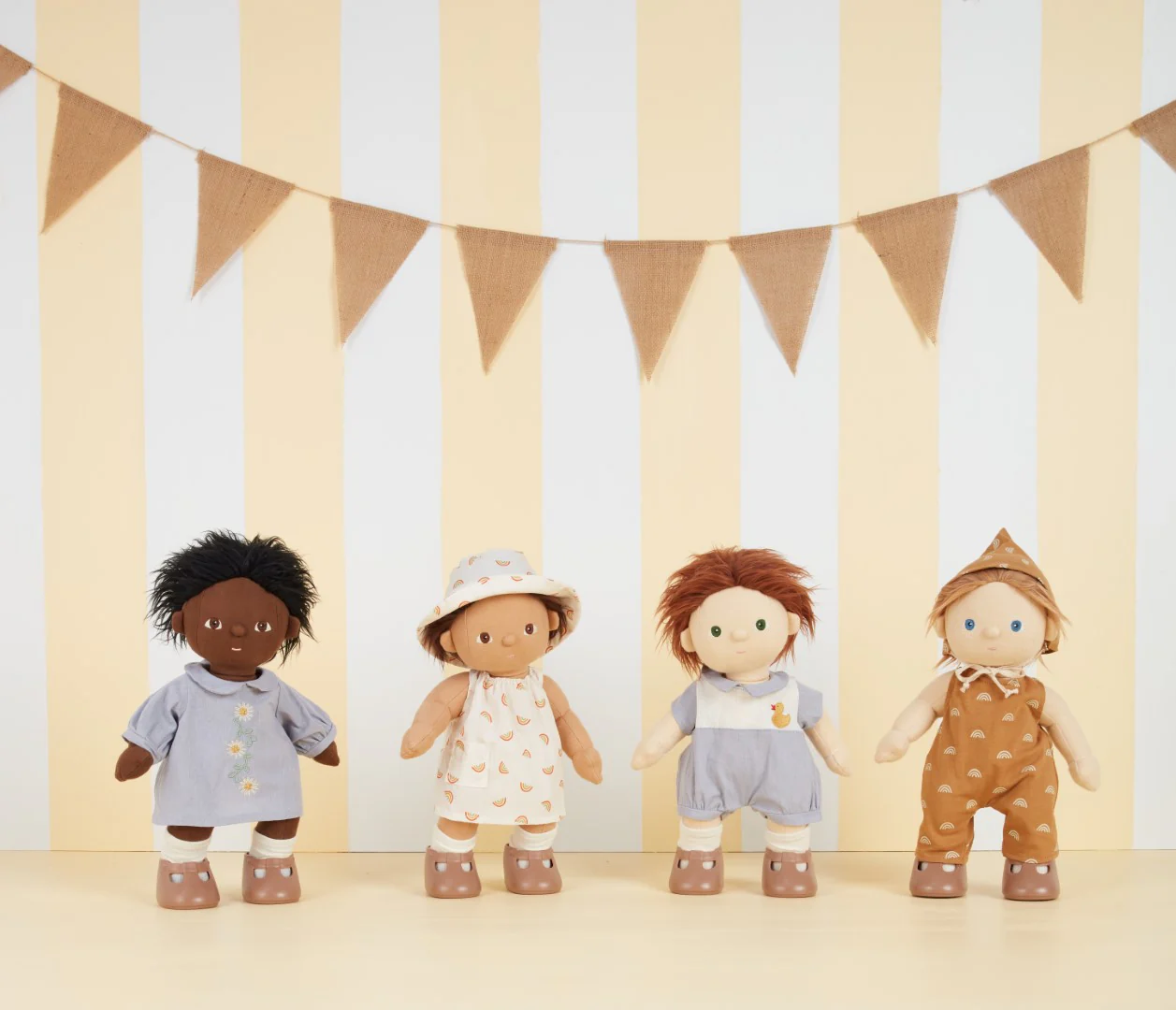 Dinkum Doll Daisy Dress - Cornflower Blue - Image 3