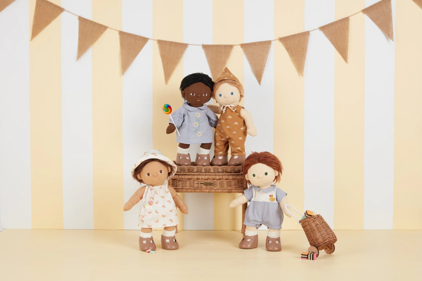 Dinkum Doll Daisy Dress - Cornflower Blue - Image 5