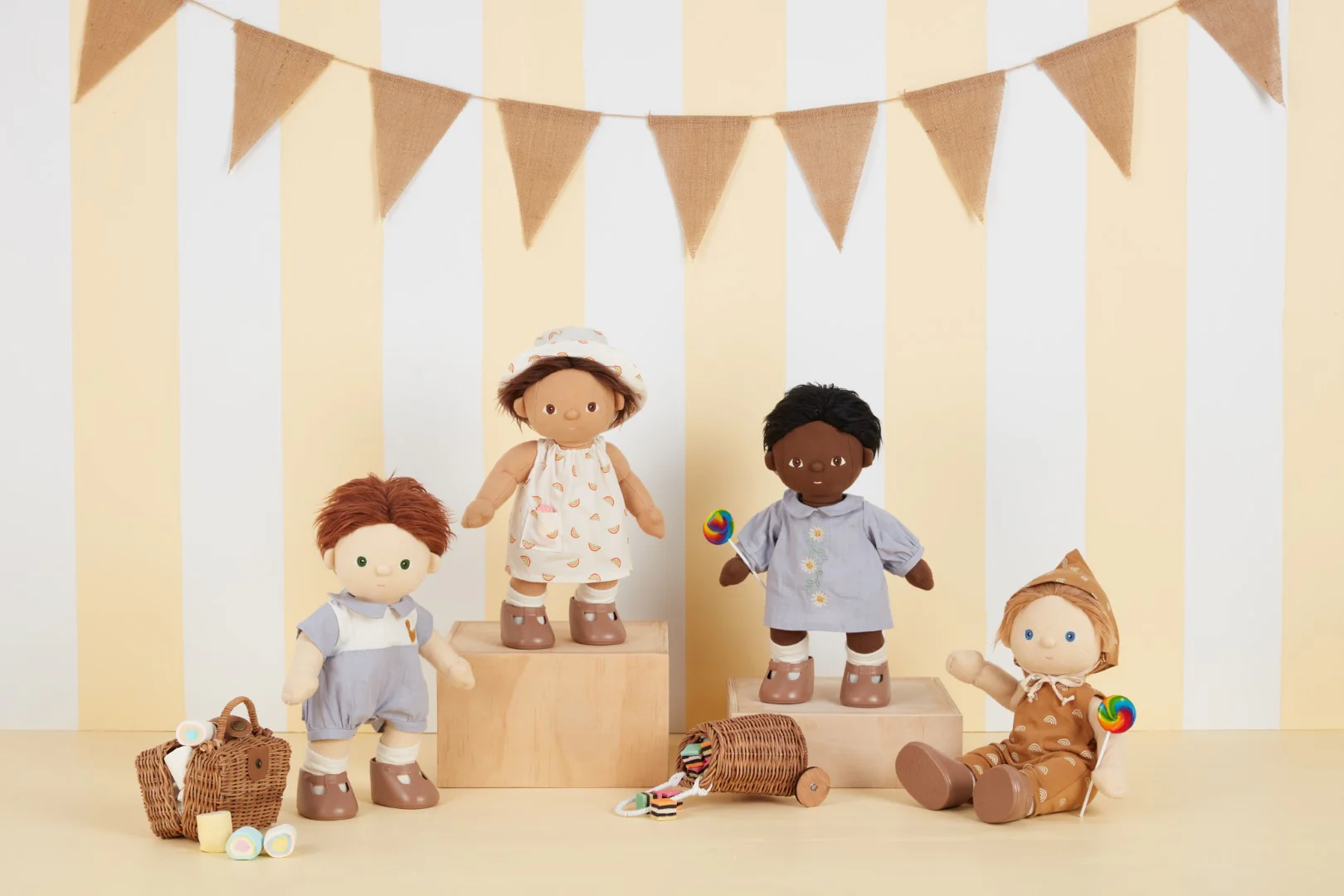 Dinkum Doll Daisy Dress - Cornflower Blue - Image 8