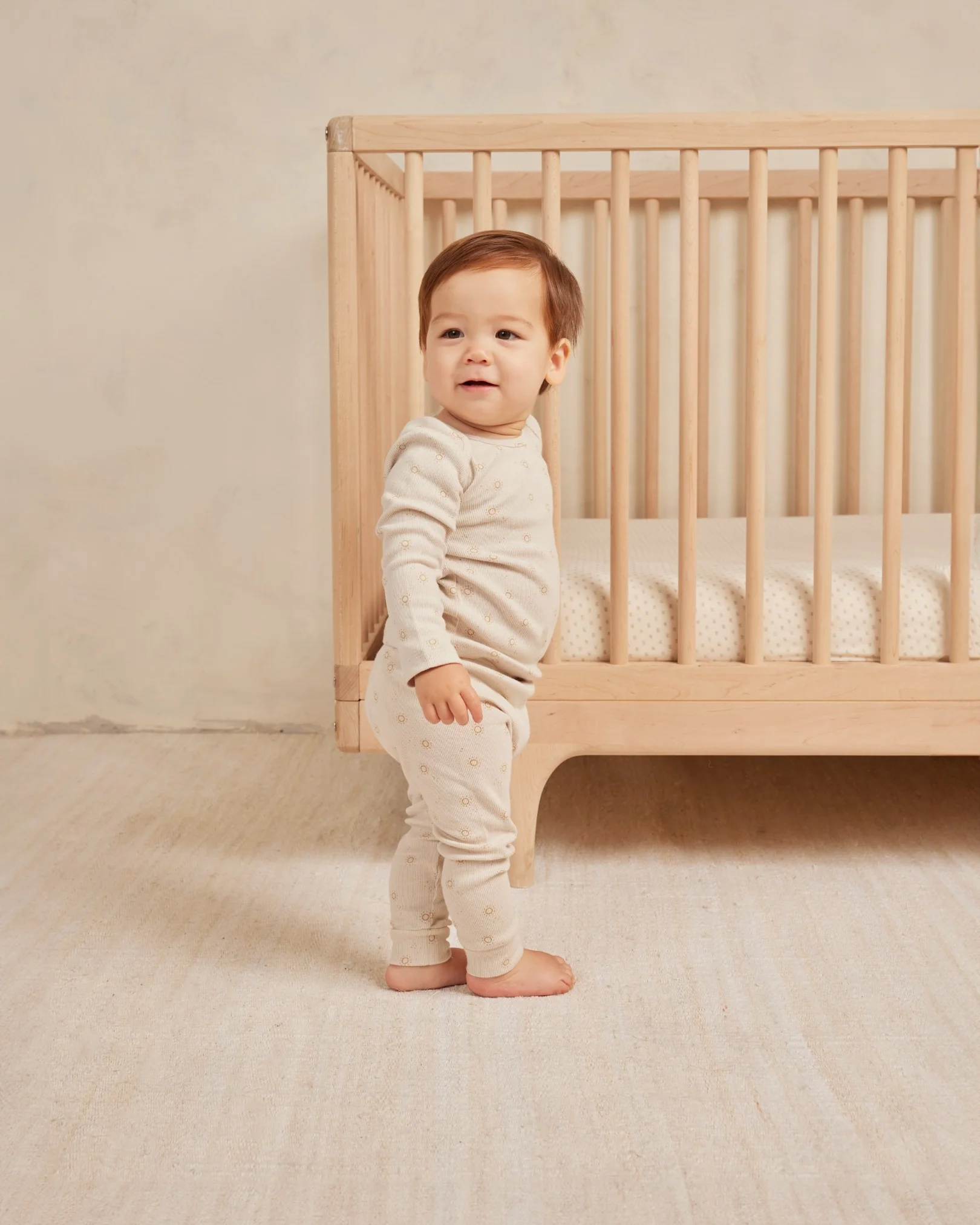 Quincy Mae Ribbed Tee and Legging Set - Suns - Image 3