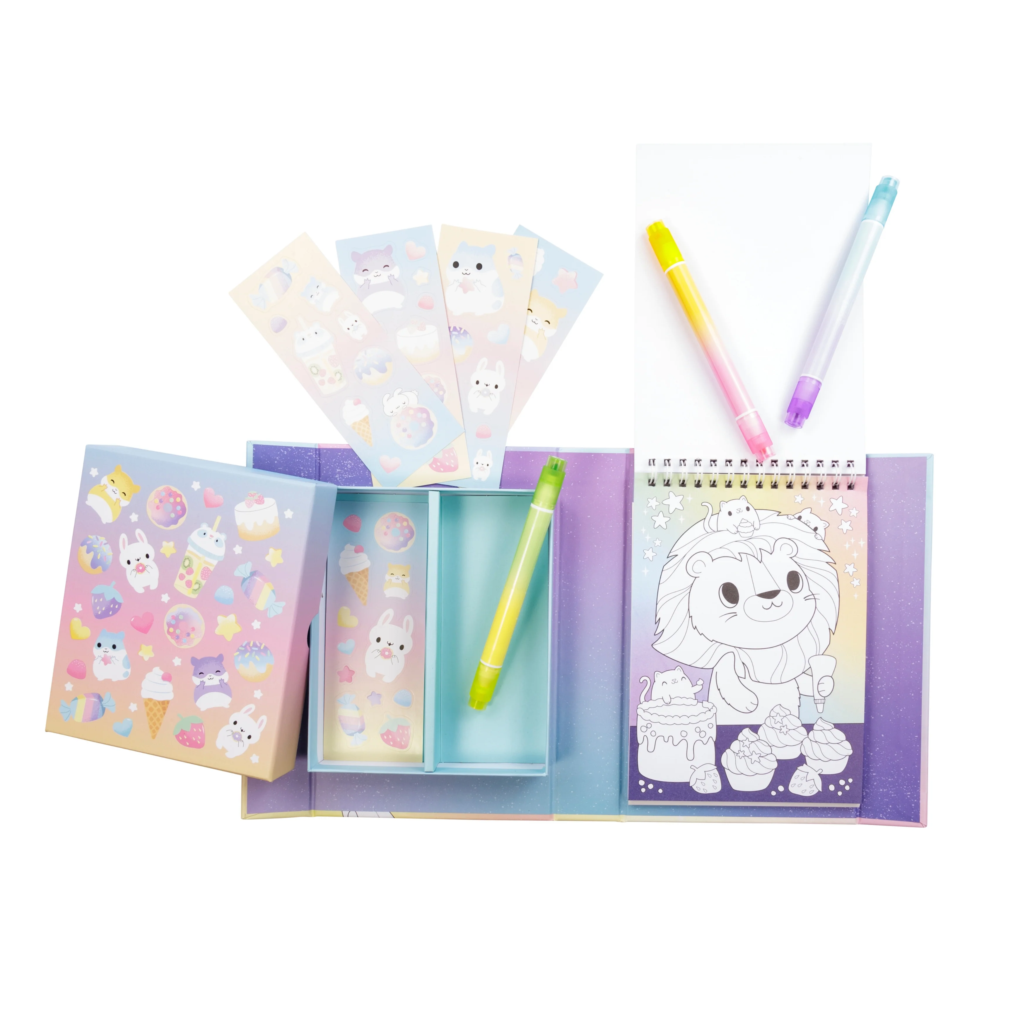 Pastel Colouring Set - Kawaii Cafe - Image 3