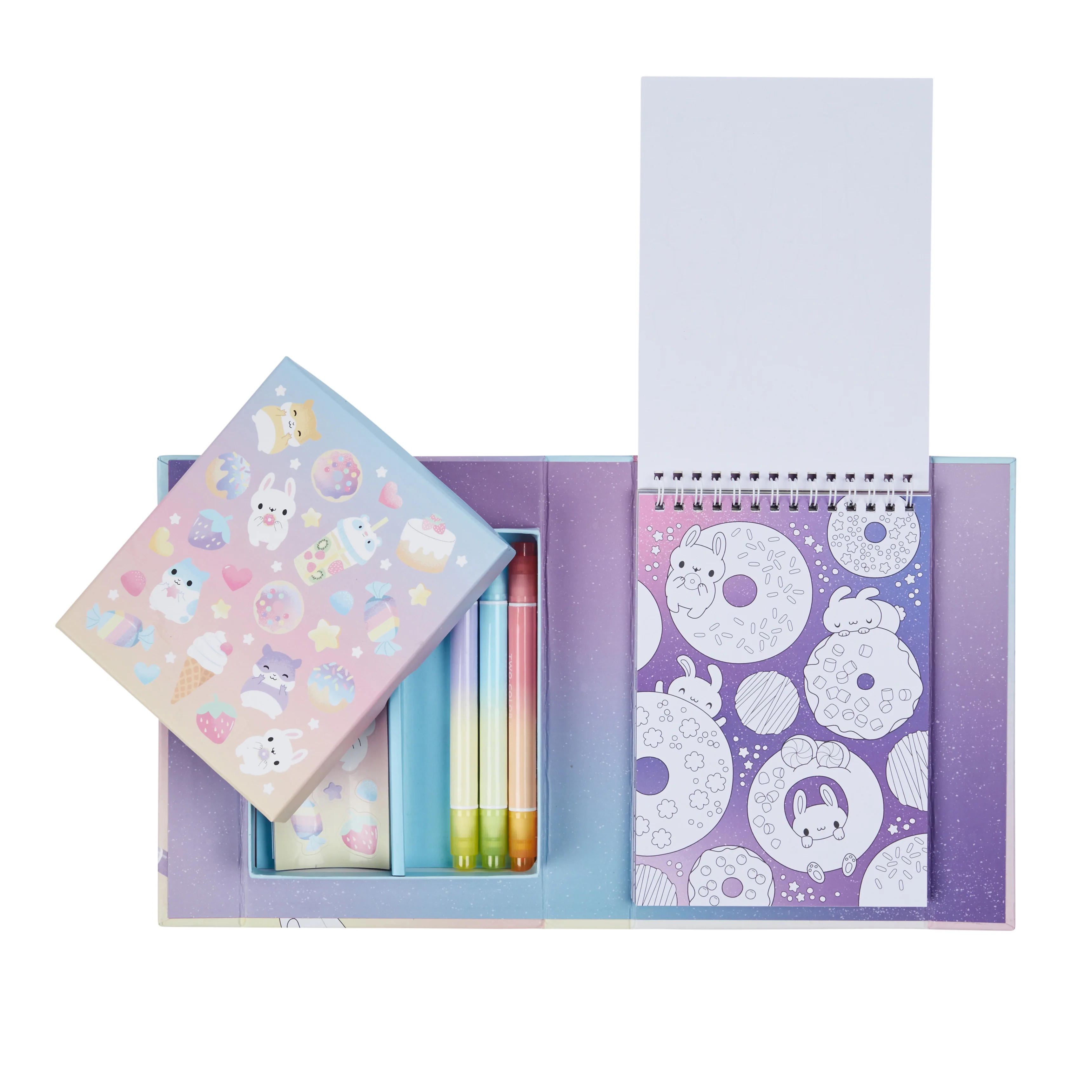 Pastel Colouring Set - Kawaii Cafe - Image 4