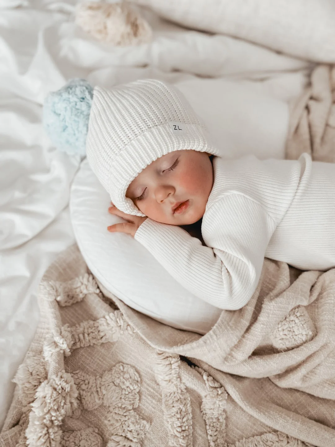 Ziggy Lou - Ribbed Top | Milk - Image 4